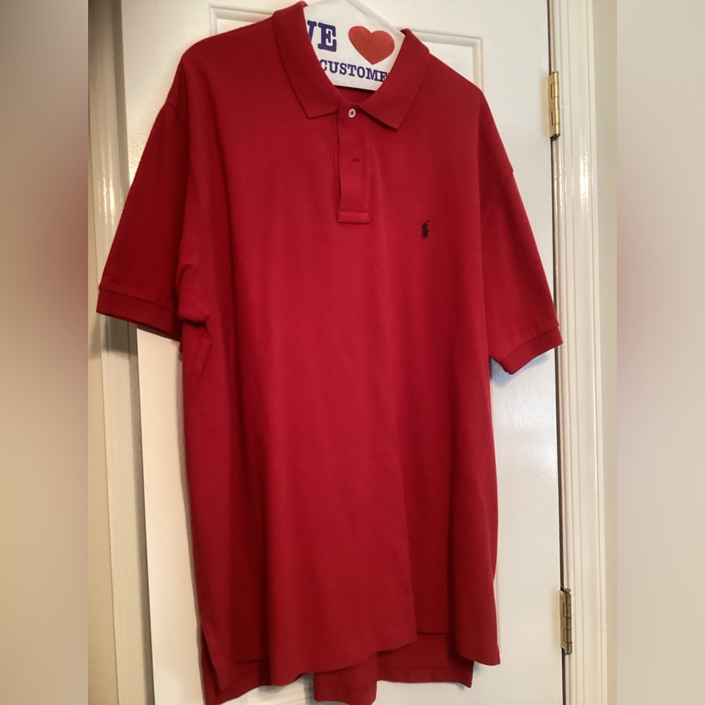 Mens Red Ralph Lauren Polo Shirt